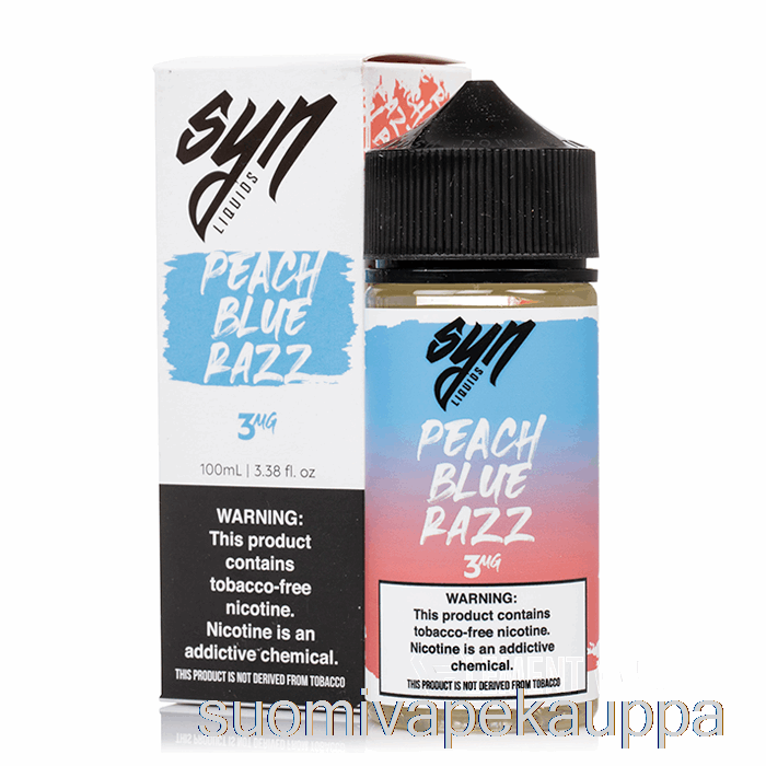 Vape Kauppa Persikka Sininen Razz - Syn Neste - 100ml 0mg